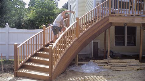 How To Build Curved Deck Stairs Fine Homebuilding