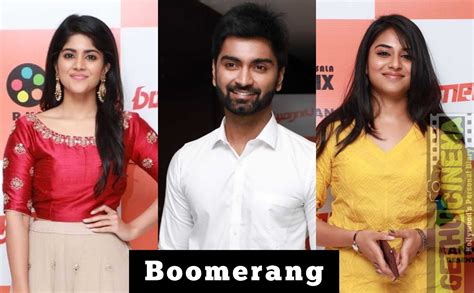 Boomerang Audio Launch Hd Gallery Atharvaa Indhuja Megha Akash