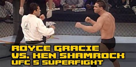 Watch The Epic Royce Gracie Vs Ken Shamrock Ufc 5 Full Superfight
