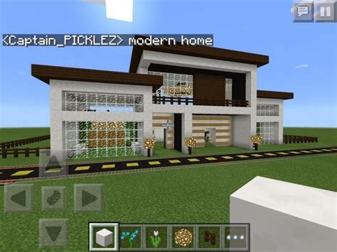 Minecraft building tutorial on how to build a huge modern house. Best House Designs In Minecraft Pe | Minecraft modern ...