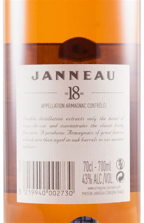 Armagnac Janneau 18 Years