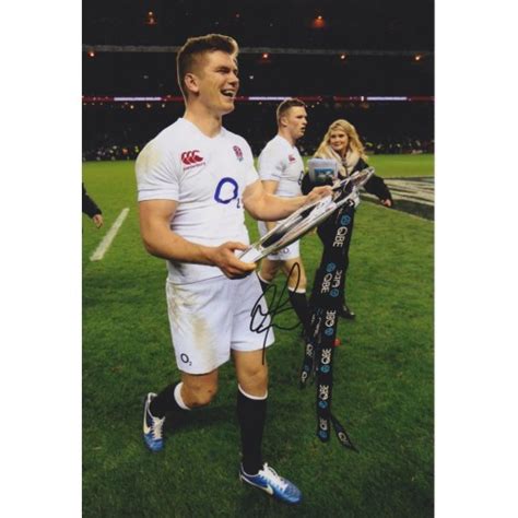 Owen Farrell Signed England Rugby 8x12 Photograph 25110