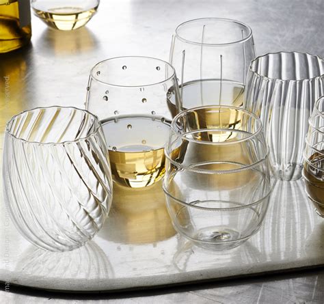 Livenza Stemless Wine Glass Set Of 6 — Design Ideas