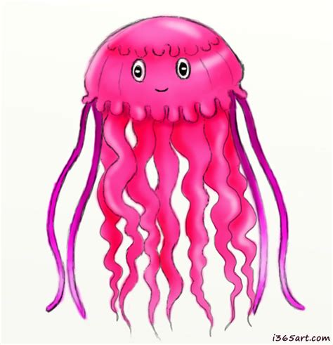 Day 212 Pink Jellyfish I 365 Art