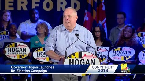 Gov Larry Hogan Kicks Off Re Election Campaign