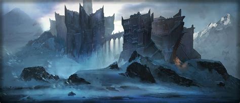 Carn Dum The Ice Fortress Of The Witchking On The Height Of Its And