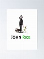 "John rick" Poster for Sale by zakodai | Redbubble
