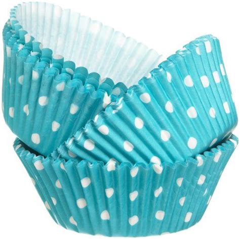 Wilton Blue Dots Baking Cups 75 Count Cupcake In A Cup Cupcake Cases