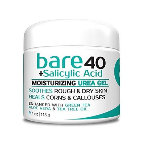 Bare Bare Urea Percent Plus Salicylic Acid Cream For Hands Feet Elbows And Knees Corn