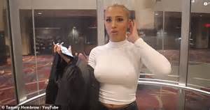 tammy hembrow forgets to wear a bra during a trip to new york city hot lifestyle news
