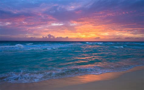 Wallpaper Sunlight Sunset Sea Shore Sand Sky Beach Sunrise Evening Morning Coast