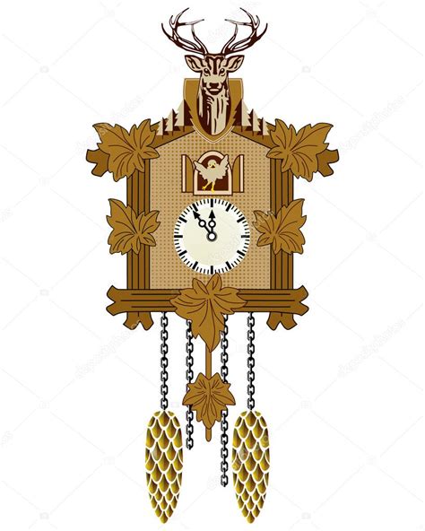 Cuckoo Clock — Stock Vector © Scusi0 9 5864740