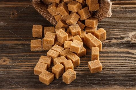 Brown Sugar Concept Containing Sugar Brown And Cane Brown Sugar