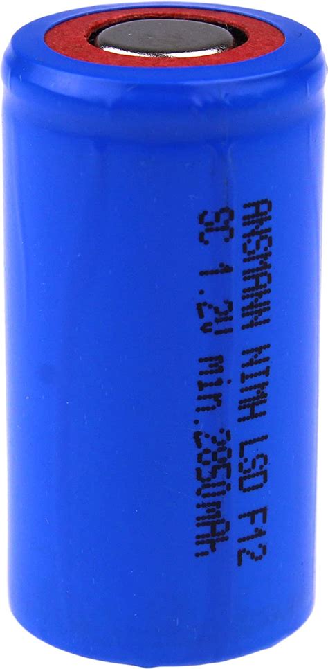 Ansmann 2850 Mah 12 V Sub C Nimh Lsd Flat Top Battery