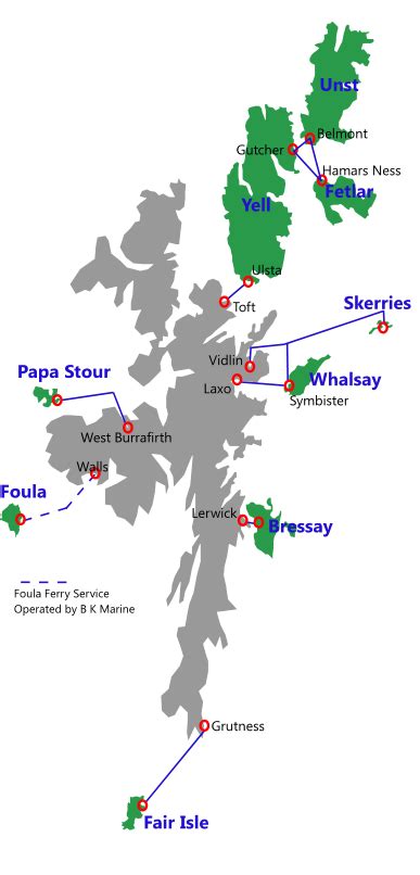 Map Of Shetland Islands And Fair Isle South Carolina Map