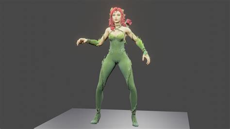 D Model Poison Ivy Fortnite Vr Ar Low Poly Cgtrader