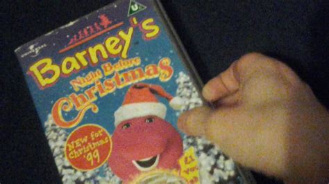 Barneys Night Before Christmas Uk Vhs Release Youtube