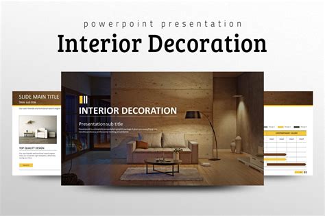 But with the latest microsoft 365 update, the company is adding video background support, which takes your boring ppt slide to the next level. Interior Decoration PPT ~ PowerPoint Templates ~ Creative ...