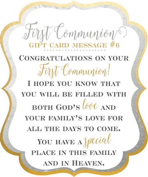 10 First Communion T Card Messages To Celebrate Her Faith Little