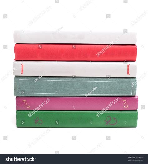 Stack Used Books Without Titles On Stock Photo Edit Now 75978547