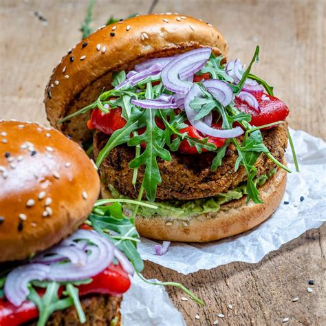 Easy Veggie Burger Recipe Vegan Healthy Blondelish Com