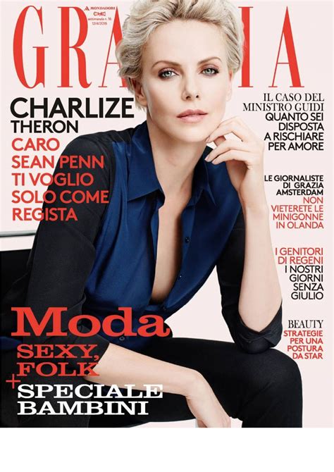 Charlize Theron Grazia Magazine Italia April 2016 Issue