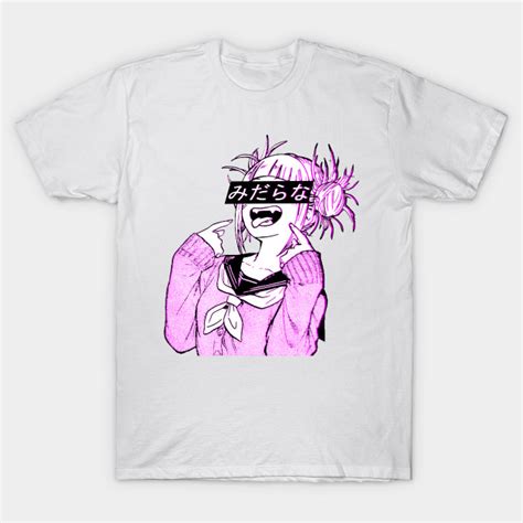 Lewd Pink Sad Japanese Anime Aesthetic Aesthetic T Shirt Teepublic