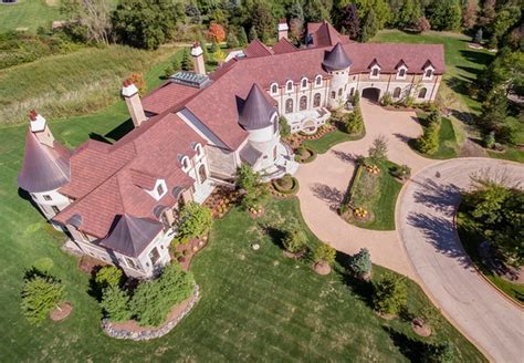 Exquisite 24000 Square French Country Stone Mansion In South