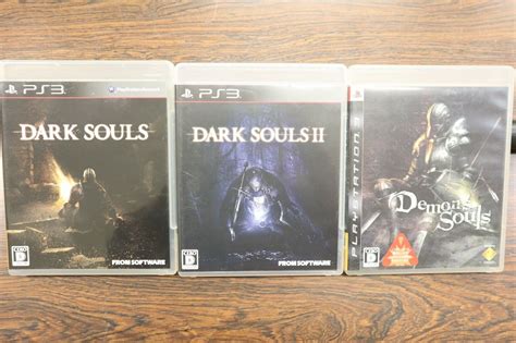 Ps3 Dark Soul Dark Soul2 Demons Souls 3 Game Set From Japan Ebay