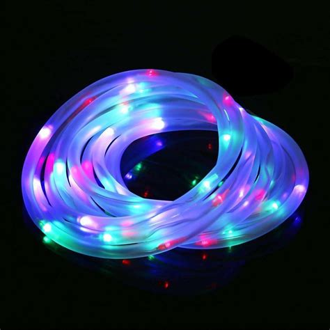 33ft10m 100led Solar Rope Lights Stars100 Outdoor Waterproof Rope