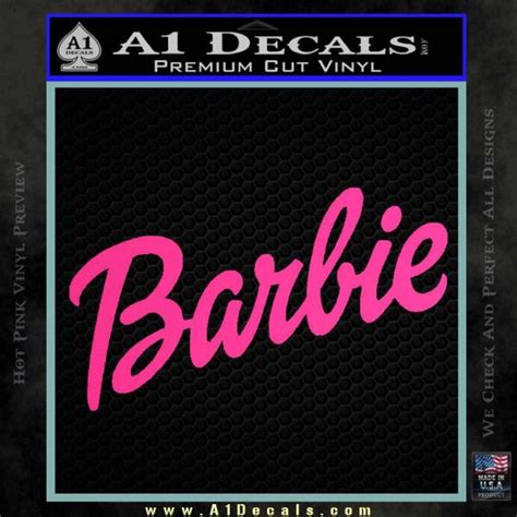 Barbie Decal Sticker A1 Decals