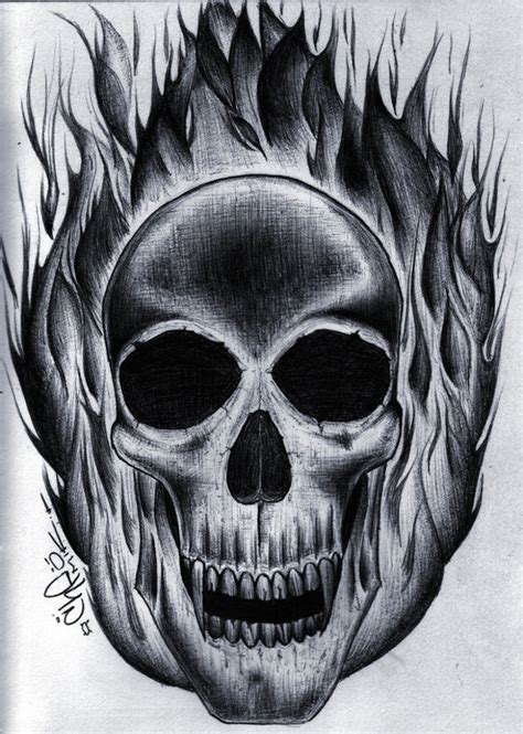 How to draw a skull on fire.the human skull is a bony structure, part of the skeleton, that is in the human head and which supports the structures of the face and forms a cavity for the brain. 21+ Skull Drawings, Art Ideas | Design Trends - Premium ...