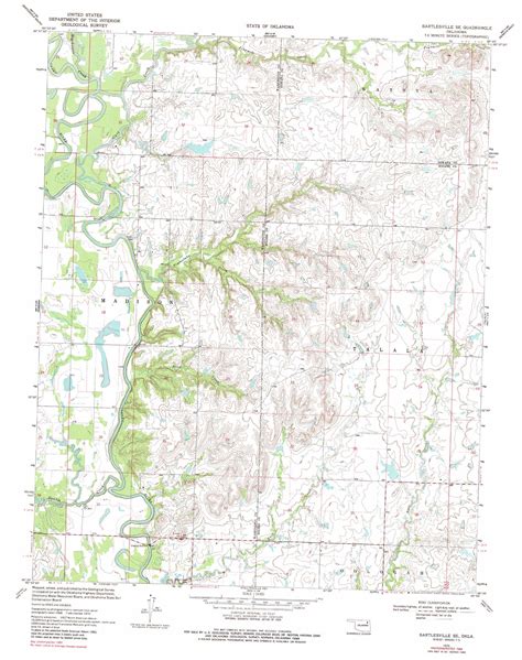 Bartlesville Se Topographic Map 124000 Scale Oklahoma
