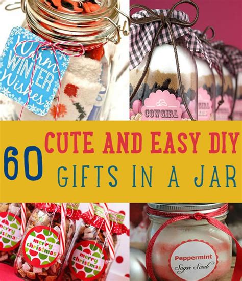 Featuring a wide choice of delightful dogs, these cute animals are shown riding a bike, trike, or scooter. 60 Cute and Easy DIY Gifts in a Jar | Christmas Gift Ideas ...