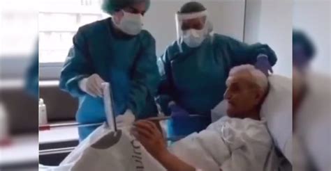 Video Anciano Hospitalizado Por Covid Declara Su Amor A Su Mujer Imagen Zacatecas