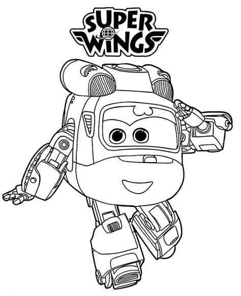 Super Wings Coloring Pages Coloring Pages