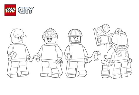 Lego City Coloring Pages Free Printable Coloring Pages