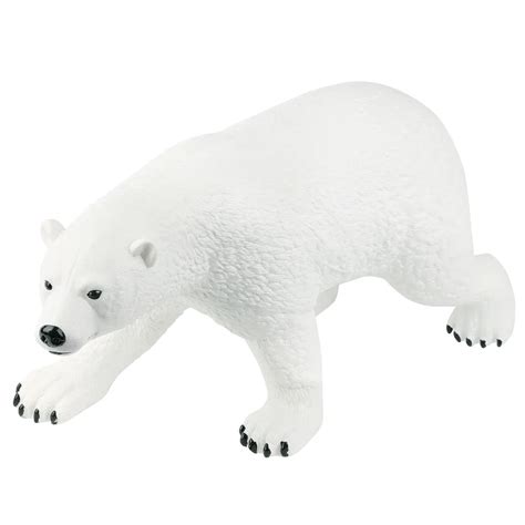 Large Realistic Polar Bear Action Toy Figure Lifelike Sea Bear Toy