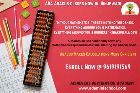 Achievers Destination Academy Ada Abacus Classes Now In Hinjewadi Pune
