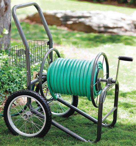 Liberty Garden Hose Reel Garden Hoses Hose Capacity 300 Ft 58 In I