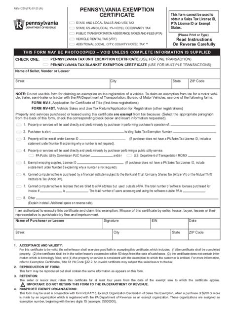 2023 Form Pa Dor Rev 1220 As Fill Online Printable Fillable Blank