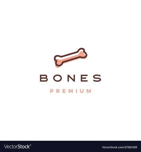 Bone For Dog Logo Icon Royalty Free Vector Image