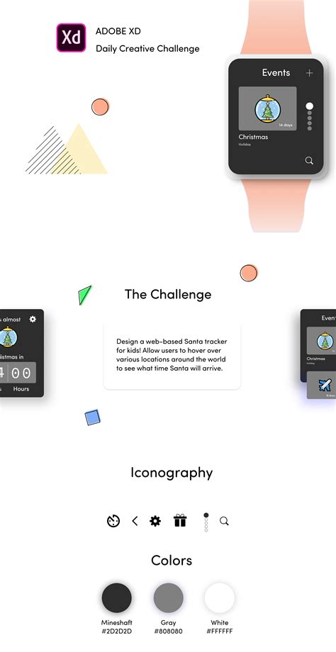 Adobe Xd Dcc Watchos Countdown App On Behance