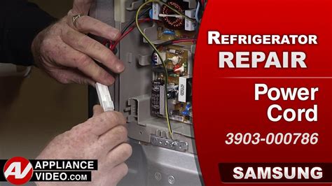 Samsung Refrigerator No Power To Any Components Power Cord Repair
