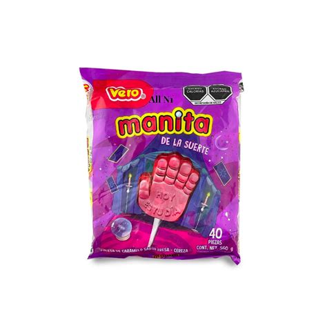 Paleta Manita 2440 16 Grs Vero Ddulce Dulces Para Fiestas