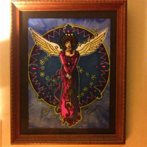 Angel Based On Character From Brom Book Plucker Painting Art Watercolor