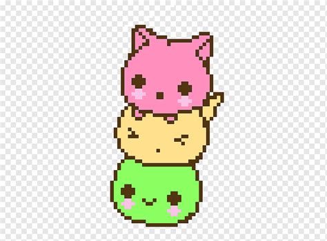 Pixel Art Drawing Cuteness Pixel Art Cat Rectangle Chibi Bead Png My Xxx Hot Girl