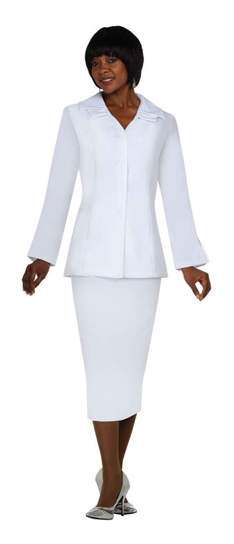 Women Usher Uniforms White G12777 Gmi Group Usher 2pc Suit My