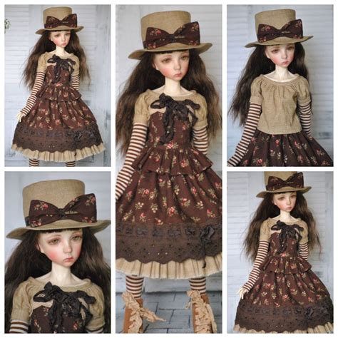 Ooak Handmade Bjd Clothing Doll Dress Clothes Outfits