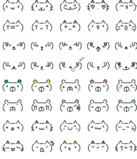 Aavrooman Kawaii Drawings Emoji Texts Kawaii Faces